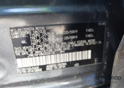 2019 Toyota Rav4 Xle Premium из США, поврежденный, VIN JTMC1RFV8KD004178